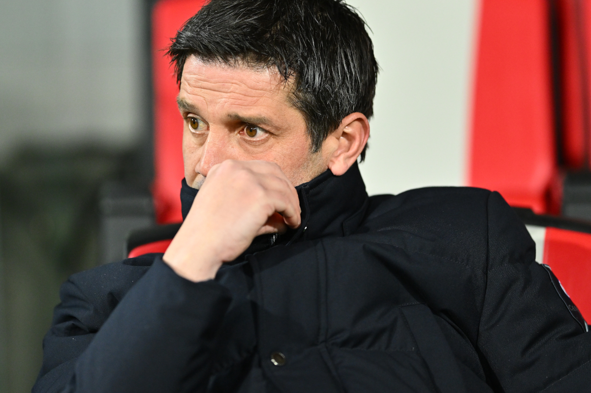 CREMONA, ITALY - FEBRUARY 01: Coach Cristian Chivu of FC Internazionale reacts during the Serie A match between US Cremonese and FC Internazionale at Stadio Giovanni Zini on February 01, 2026 in Cremona, Italy. (Photo by Marco M. Mantovani/Getty Images)