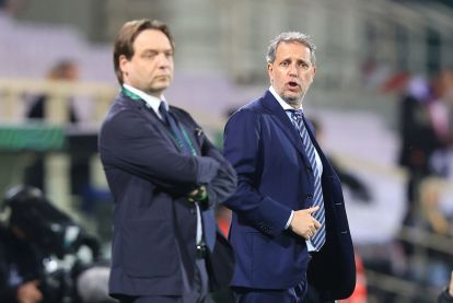 FLORENCE, ITALY - FEBRUARY 26: Fabio Paratici of ACF Fiorentina looks on during the UEFA Conference League 2025/26 Knockout Play-off Second Leg match between ACF Fiorentina and Jagiellonia Bialystok at Stadio Artemio Franchi on February 26, 2026 in Florence, Italy. (Photo by Gabriele Maltinti/Getty Images)