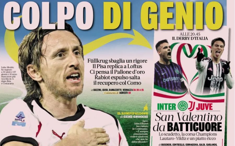 Prima pagina Gazzetta dello Sport: Nkunku: 'Milan, qui per vincere' - Pianeta Milan