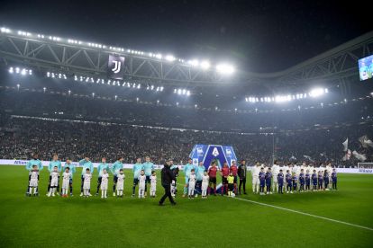TURIN, ITALY - FEBRUARY 08: A general view during the Serie A match between Juventus FC and SS Lazio at the Juventus stadium on February 08, 2026 in Turin, Italy. (Photo by Marco Rosi - SS Lazio/Getty Images)