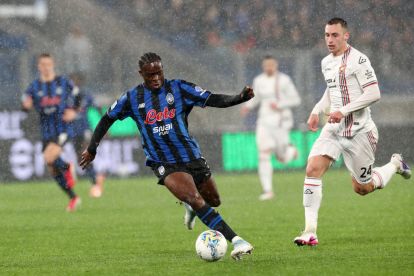 BERGAMO, ITALY - FEBRUARY 09: Karnaldeen Sulemana of Atalanta during the Serie A match between Atalanta BC and US Cremonese at Gewiss Stadium on February 09, 2026 in Bergamo, Italy. (Photo by Marco Luzzani/Getty Images)