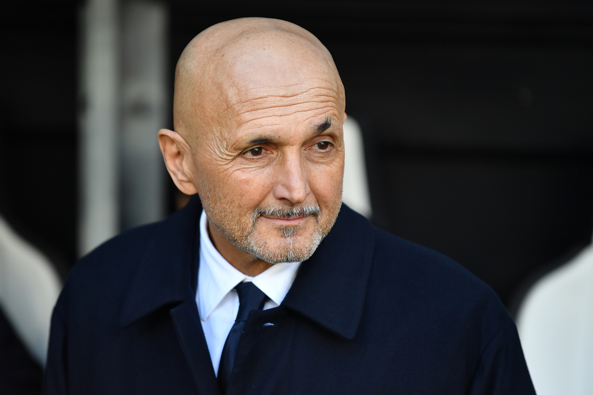 TURIN, ITALY - FEBRUARY 22: Juventus FC head coach Luciano Spalletti looks on during the Serie A match between Juventus FC and Como 1907 at on February 21, 2026 in Turin, Italy. (Photo by Valerio Pennicino/Getty Images)