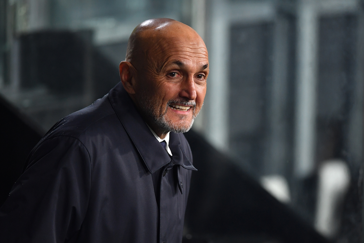 TURIN, ITALY - FEBRUARY 08:  Juventus FC head coach Luciano Spalletti looks on during the Serie A match between Juventus FC and SS Lazio at Allianz Stadium on February 8, 2026 in Turin, Italy.  (Photo by Valerio Pennicino/Getty Images)