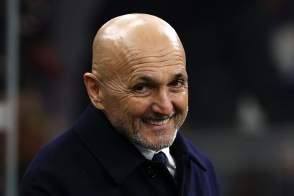 MILAN, ITALY - FEBRUARY 14: Luciano Spalletti, Head Coach of Juventus, looks on prior to the Serie A match between FC Internazionale and Juventus FC at Giuseppe Meazza Stadium on February 14, 2026 in Milan, Italy. (Photo by Marco Luzzani/Getty Images)
