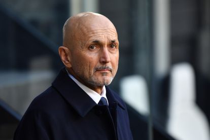 TURIN, ITALY - FEBRUARY 22: Juventus FC head coach Luciano Spalletti looks on during the Serie A match between Juventus FC and Como 1907 at on February 21, 2026 in Turin, Italy. (Photo by Valerio Pennicino/Getty Images)