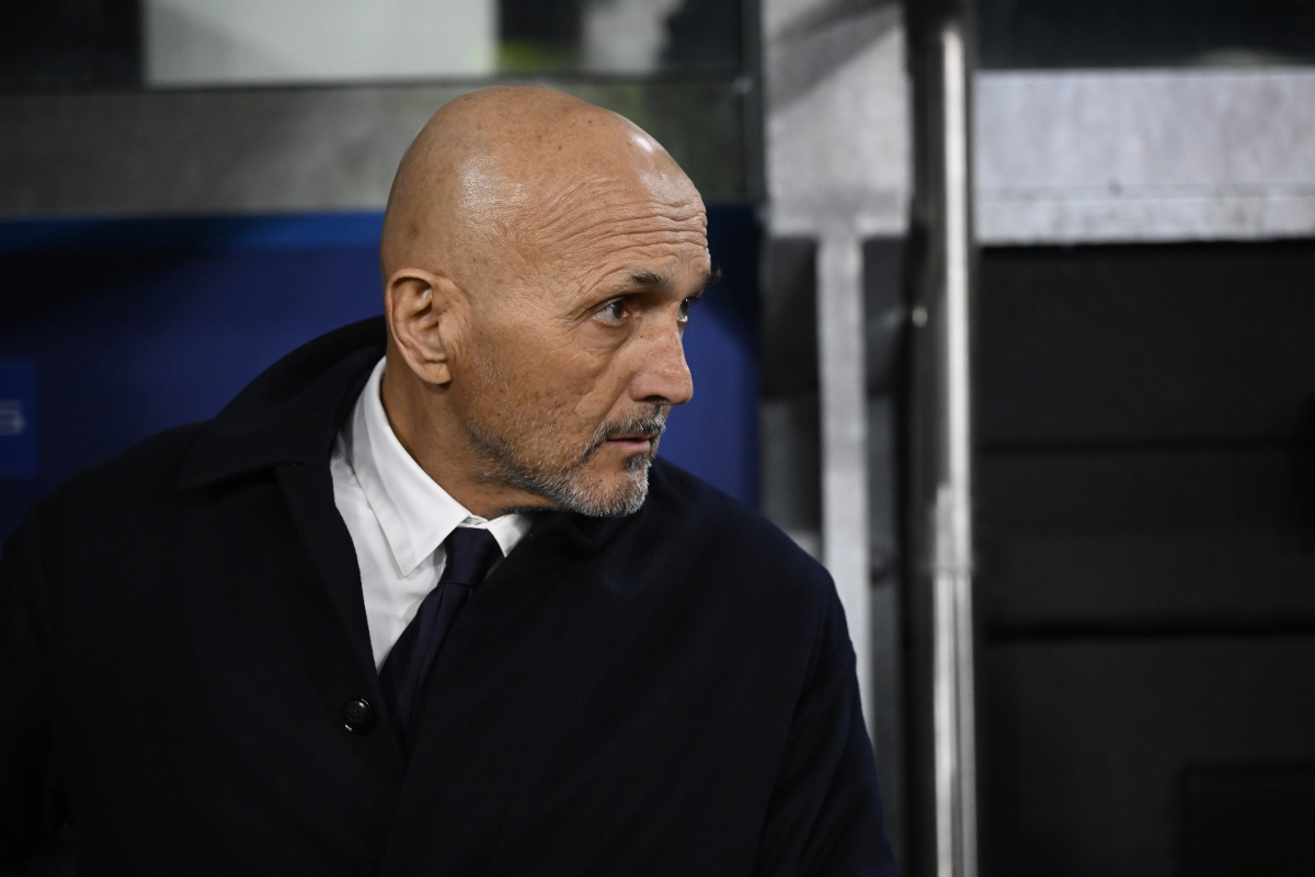 TURIN, ITALY - FEBRUARY 25: Head Coach Luciano Spalletti of Juventus FC looks on during the UEFA Champions League 2025/26 League Knockout Play-off Second Leg match between Juventus and Galatasaray A.S. at Juventus Stadium on February 25, 2026 in Turin, Italy. (Photo by Stefano Guidi/Getty Images)