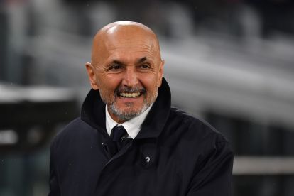 TURIN, ITALY - FEBRUARY 08: Juventus FC head coach Luciano Spalletti looks on during the Serie A match between Juventus FC and SS Lazio at Allianz Stadium on February 8, 2026 in Turin, Italy. (Photo by Valerio Pennicino/Getty Images)