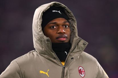 BOLOGNA, ITALY - FEBRUARY 03: Rafael Leao of AC Milan during the Serie A match between Bologna FC 1909 and AC Milan at Renato Dall'Ara Stadium on February 03, 2026 in Bologna, Italy. (Photo by Alessandro Sabattini/Getty Images)