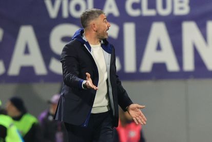 FLORENCE, ITALY - MARCH 22: Aleksandar Kolarov vice-manager of FC Internazionale reacts during the Serie A match between ACF Fiorentina and FC Internazionale at Artemio Franchi on March 22, 2026 in Florence, Italy. (Photo by Gabriele Maltinti/Getty Images)
