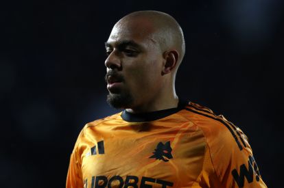 COMO, ITALY - MARCH 15: Donyell Malen of AS Roma looks on during the Serie A match between Como 1907 and AS Roma at Giuseppe Sinigaglia Stadium on March 15, 2026 in Como, Italy. (Photo by Marco Luzzani/Getty Images)