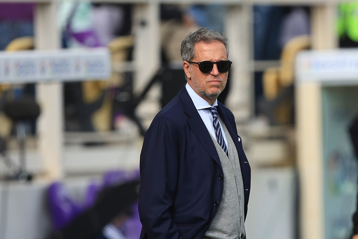FLORENCE, ITALY - MARCH 8: Fabio Paratici of ACF Fiorentina looks on during the Serie A match between ACF Fiorentina and Parma Calcio 1913 at Artemio Franchi on March 8, 2026 in Florence, Italy. (Photo by Gabriele Maltinti/Getty Images)