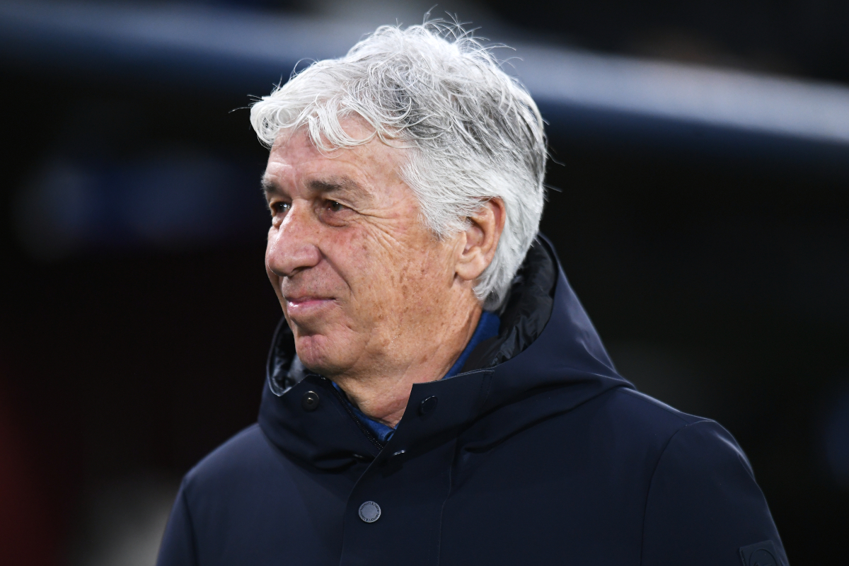 BOLOGNA, ITALY - MARCH 12: Gian Piero Gasperini, Head Coach of AS Roma, looks on prior to the UEFA Europa League 2025/26 Round of 16 First Leg match between Bologna FC 1909 and AS Roma at Stadio Renato Dall'Ara on March 12, 2026 in Bologna, Italy. (Photo by Alessandro Sabattini/Getty Images)