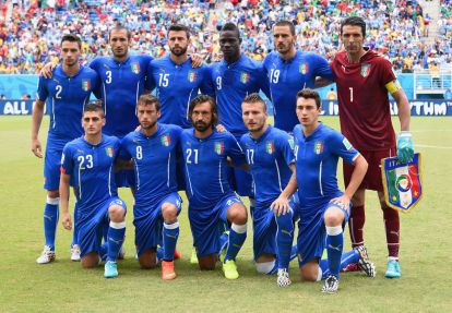 NATAL, BRAZIL - JUNE 24:  Italy players pose for a team photo prior to the 2014 FIFA World Cup Brazil Group D match between Italy and Uruguay at Estadio das Dunas on June 24, 2014 in Natal, Brazil.  (Photo by Claudio Villa/Getty Images)