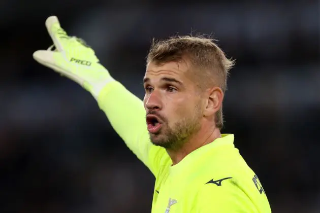 ROME, ITALY - OCTOBER 26: Ivan Provedel of Lazio gestures during the Serie A match between SS Lazio and Juventus FC at Stadio Olimpico on October 26, 2025 in Rome, Italy. (Photo by Paolo Bruno/Getty Images) (Inter links)