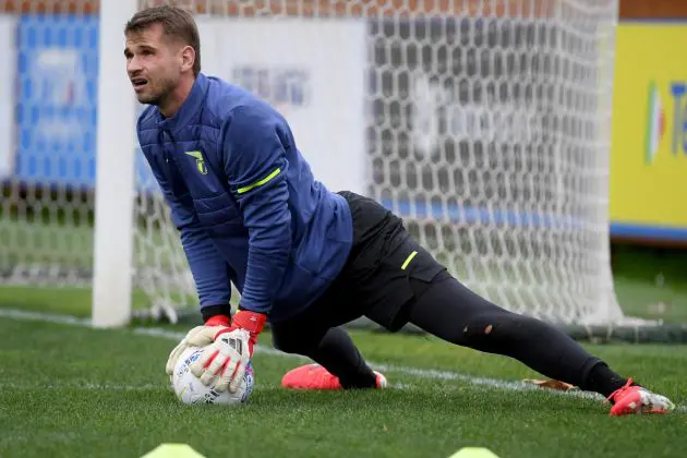 FLORENCE, ITALY - FEBRUARY 09: Ivan Provedel of SS Lazio during the SS Lazio training sessionat the Federal centre Coiverciano on February 09, 2026 in Florence, Italy. (Photo by Marco Rosi - SS Lazio/Getty Images)