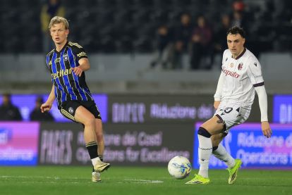 PISA, ITALY - MARCH 2: Malthe Hojholt of Pisa Sporting Club in action during the Serie A match between Pisa SC and Bologna FC 1909 at Arena Garibaldi on March 2, 2026 in Pisa, Italy. (Photo by Gabriele Maltinti/Getty Images)
