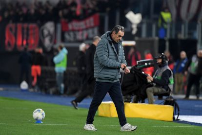 ROME, ITALY - MARCH 15: SS Lazio head coach Maurizio Sarri during the Serie A match between SS Lazio and AC Milan at Stadio Olimpico on March 15, 2026 in Rome, Italy. (Photo by Marco Rosi - SS Lazio/Getty Images)