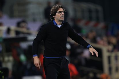 FLORENCE, ITALY - MARCH 12: Head coach Paolo Vanoli of ACF Fiorentina looks on during the UEFA Conference League 2025/26 round of 16 first leg match between ACF Fiorentina and Rakow Czestochowa at Stadio Artemio Franchi on March 12, 2026 in Florence, Italy. (Photo by Gabriele Maltinti/Getty Images)