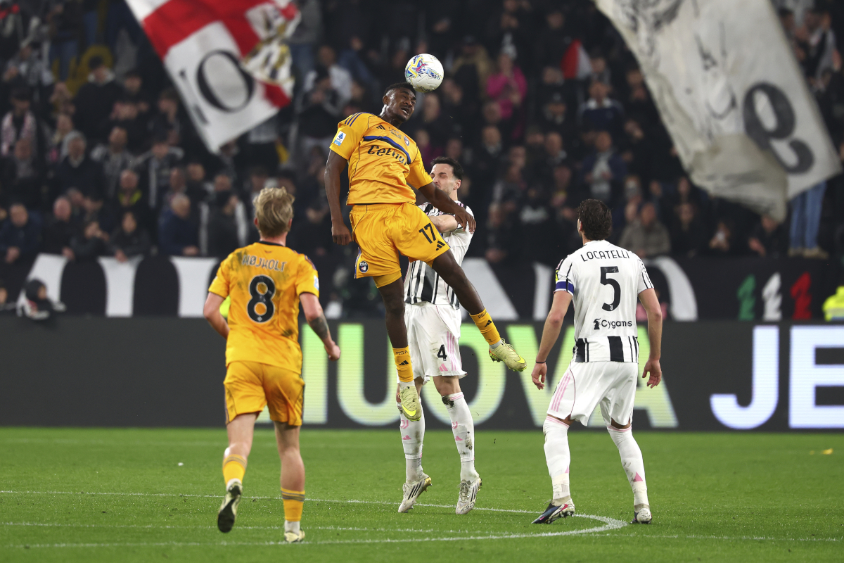 TURIN, ITALY - MARCH 07: Rafiu Durosinmi of Pisa Sporting Club in action during the Serie A match between Juventus FC and Pisa SC at Juventus Stadium on March 07, 2026 in Turin, Italy. (Photo by Giuseppe Cottini/Getty Images)