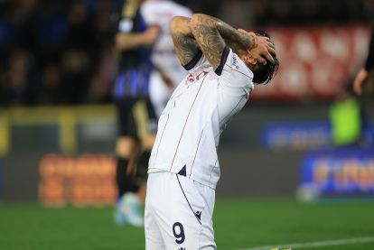 PISA, ITALY - MARCH 2: Santiago Castro of Bologna FC 1909 reacts during the Serie A match between Pisa SC and Bologna FC 1909 at Arena Garibaldi on March 2, 2026 in Pisa, Italy. (Photo by Gabriele Maltinti/Getty Images)