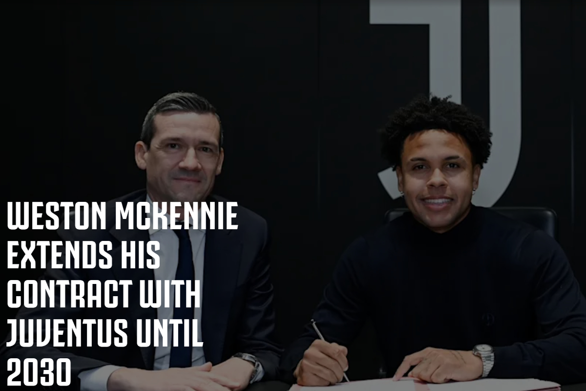 Weston McKennie signs a new Juventus contract to 2030