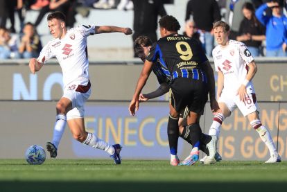PISA, ITALY - APRIL 5: Gvidas Gineitis of Torino FC in action during the Serie A match between Pisa SC and Torino FC at Arena Garibaldi on April 5, 2026 in Pisa, Italy. (Photo by Gabriele Maltinti/Getty Images)