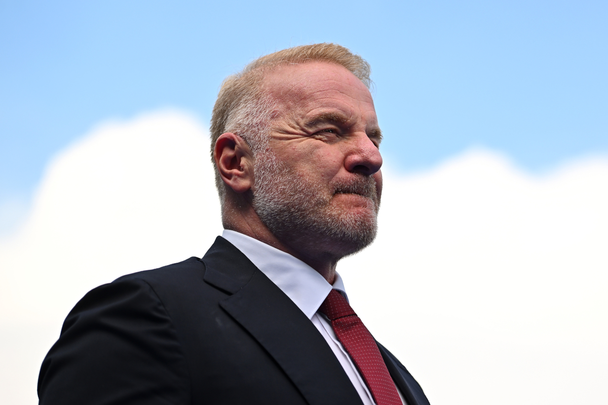 VERONA, ITALY - APRIL 19: Igli Tare, Sporting Director of AC Milan looks on prior to the Serie A match between Hellas Verona FC and AC Milan at Stadio Marcantonio Bentegodi on April 19, 2026 in Verona, Italy. (Photo by Alessandro Sabattini/Getty Images)