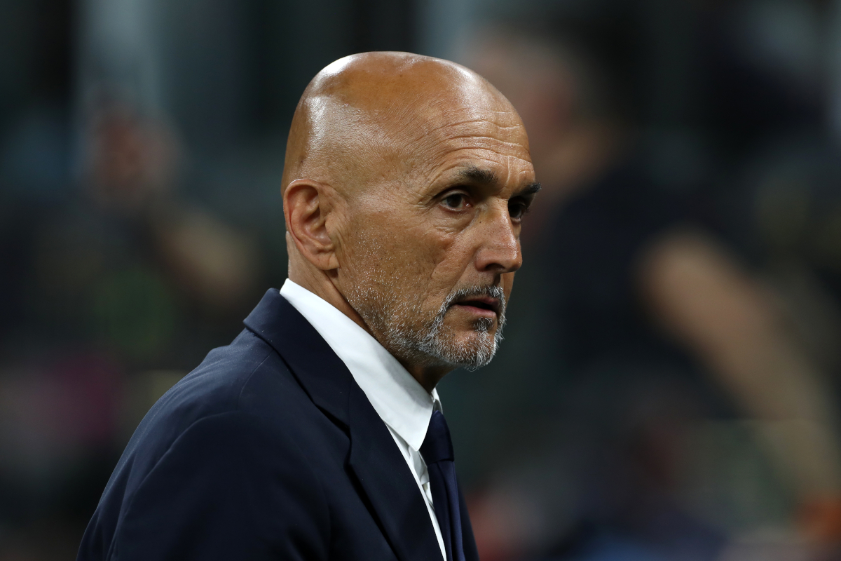 MILAN, ITALY - APRIL 26: Luciano Spalletti, Head Coach of Juventus, looks on prior to the Serie A match between AC Milan and Juventus FC at Giuseppe Meazza Stadium on April 26, 2026 in Milan, Italy. (Photo by Marco Luzzani/Getty Images)