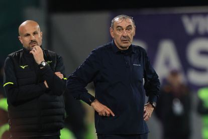 Maurizio Sarri is introduced as Atalanta head coach