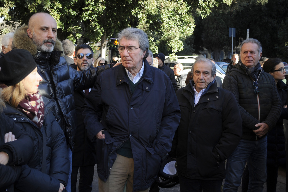 ROME, ITALY - DECEMBER 18: Dino Zoff, former of SS Lazio attends the former SS Lazio player Felice Pulici funeral at Sacro Cuore of Cristo Re on December 18, 2018 in Rome, Italy. (Photo by Marco Rosi/Getty Images)