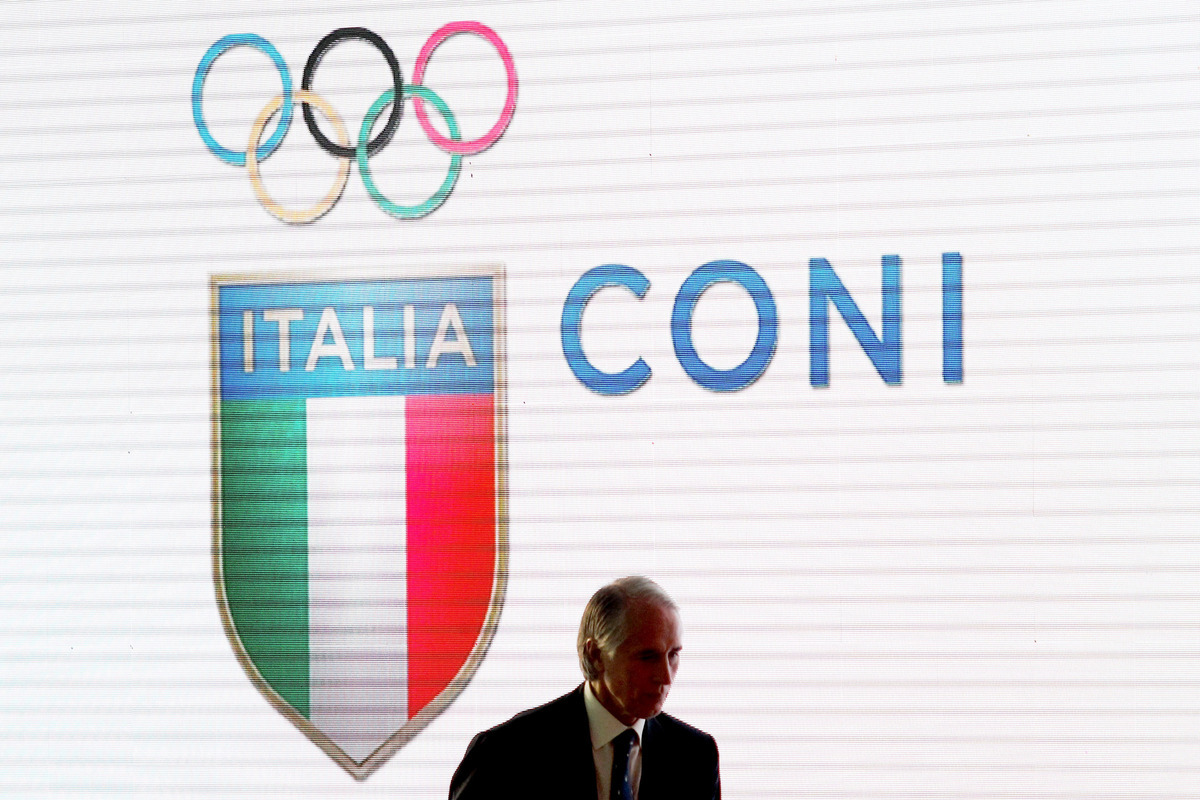 ROME, ITALY - DECEMBER 15: CONI President Giovanni Malago' attends the Italian Olympic Commitee 'Collari d'Oro' Awards ceremony on December 15, 2015 in Rome, Italy. (Photo by Paolo Bruno/Getty Images)