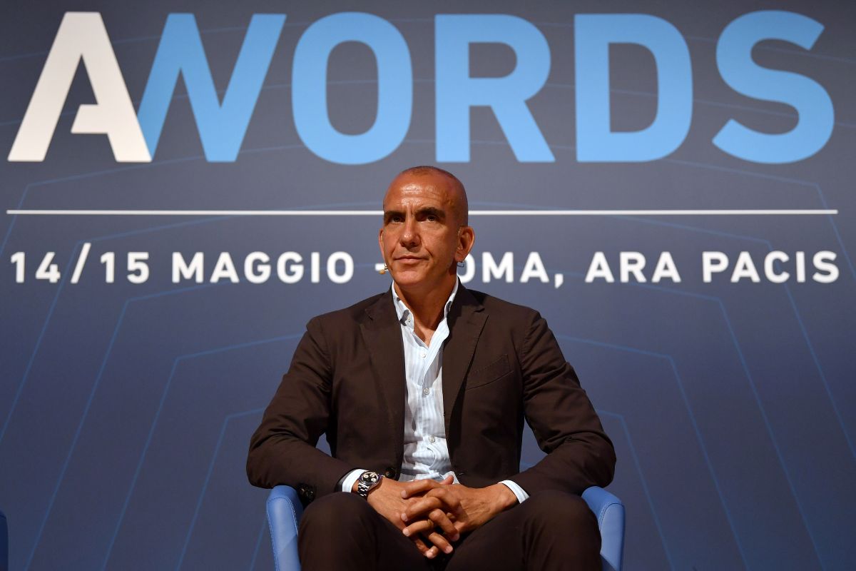 ROME, ITALY - MAY 14: Paolo Di Canio attends during the A-Words at Ara Pacis on May 14, 2019 in Rome, Italy. (Photo by Valerio Pennicino/Getty Images for Lega Serie A)