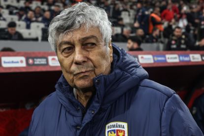 ISTANBUL, TURKEY - MARCH 26: Mircea Lucescu, Head Coach of Romania, looks on prior to the FIFA World Cup 2026 European Qualifiers KO play-offs match between Türkiye and Romania at Besiktas Park on March 26, 2026 in Istanbul, Turkey. (Photo by Burak Kara/Getty Images)