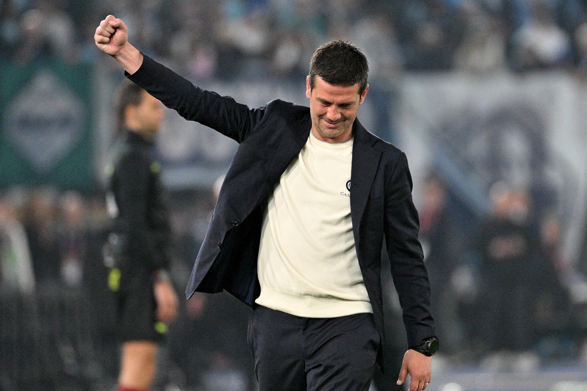 ROME, ITALY - MAY 13: Cristian Chivu of FC Internazionale celebrates after winning the Coppa Italia final match between SS Lazio and FC Internazionale at Stadio Olimpico on May 13, 2026 in Rome, Italy. (Photo by Marco Rosi - SS Lazio/Getty Images)