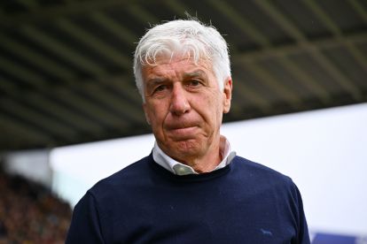 PARMA, ITALY - MAY 10: Gian Piero Gasperini, Head Coach of AS Roma, looks on pose for a team photograph prior to the Serie A match between Parma Calcio 1913 and AS Roma at Stadio Ennio Tardini on May 10, 2026 in Parma, Italy. (Photo by Alessandro Sabattini/Getty Images)