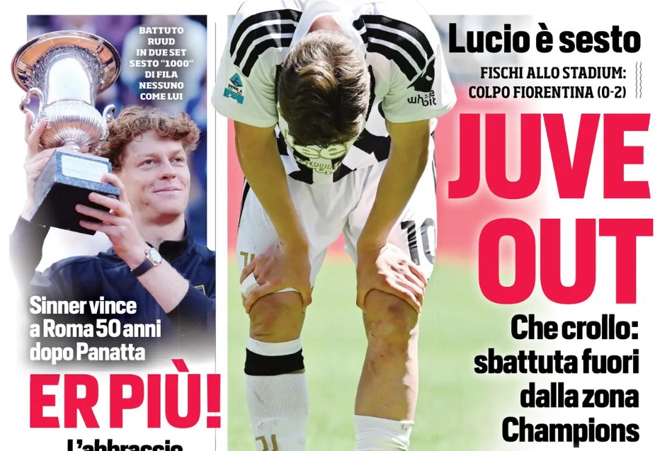Today’s Papers – Juventus out, Inter taunt AC Milan