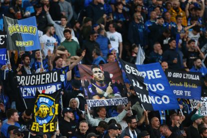 ROME, ITALY - MAY 13: FC Internazionale fans before the Coppa Italia Final match between SS Lazio and FC Internazionale at Stadio Olimpico on May 13, 2026 in Rome, Italy. (Photo by Paolo Bruno/Getty Images)