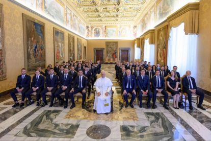 Inter meet with Pope Leo XIV (@inter)