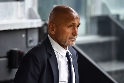 TURIN, ITALY - MAY 03: Juventus FC head coach Luciano Spalletti looks on during the Serie A match between Juventus FC and Hellas Verona FC at Allianz Stadium on May 3, 2026 in Turin, Italy. (Photo by Valerio Pennicino/Getty Images)