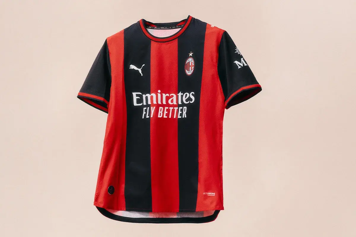 New AC Milan kit for 2025-26 season.