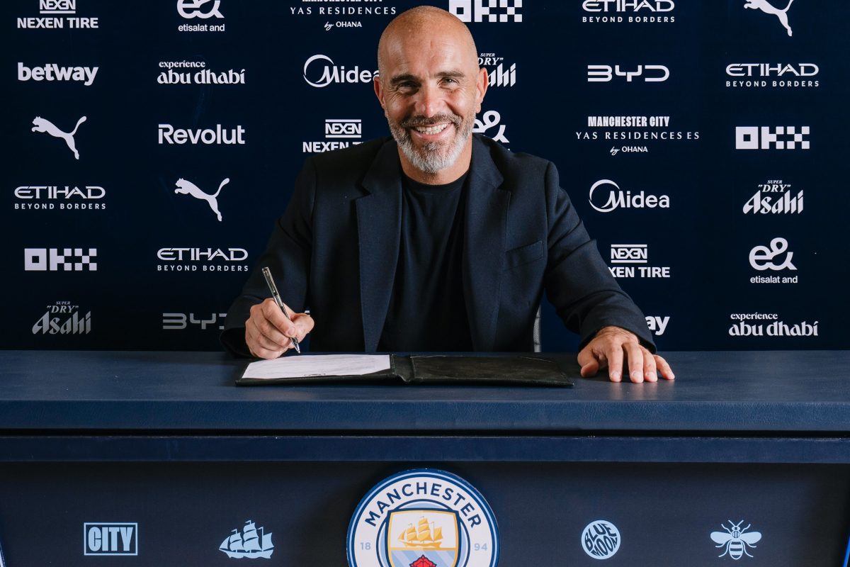 Enzo Maresca foi contratado como novo técnico do Manchester City