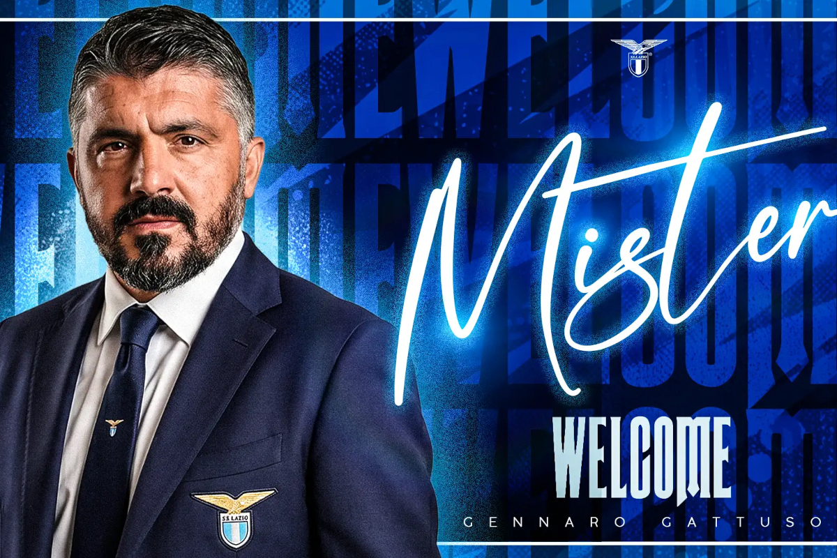 Lazio anunciou Gennaro Gattuso como seu novo treinador