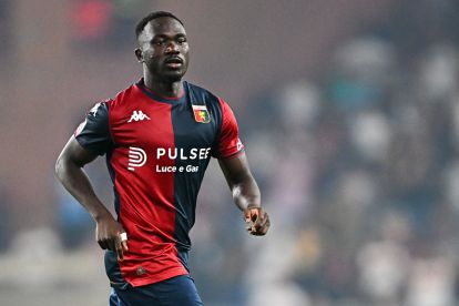 GENOA, ITALY - AUGUST 9: Seydou Fini of Genoa looks on during the Coppa Italia match between Genoa CFC and Reggiana at Stadio Luigi Ferraris on August 9, 2024 in Genoa, Italy. (Photo by Simone Arveda/Getty Images)