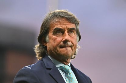 SASSUOLO, ITALY - MAY 17: Giovanni Carnevali, CEO of US Sassuolo Calcio, looks on prior to the Serie A match between US Sassuolo Calcio and US Lecce at Mapei Stadium Citta del Tricolore on May 17, 2026 in Sassuolo, Italy. (Photo by Alessandro Sabattini/Getty Images)
