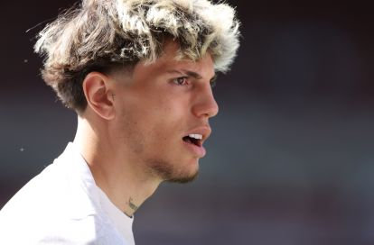 SUNDERLAND, ENGLAND - MAY 24: Alejandro Garnacho of Chelsea looks on prior to the Premier League match between Sunderland and Chelsea at Stadium of Light on May 24, 2026 in Sunderland, England. (Photo by Stu Forster/Getty Images)