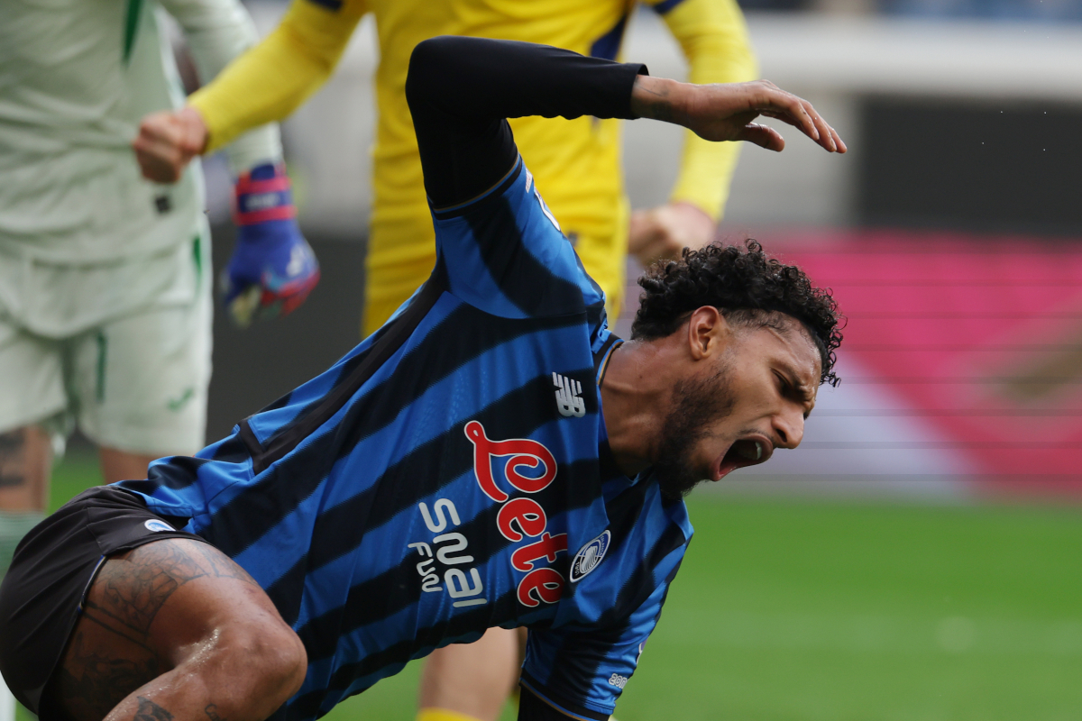 BERGAMO, ITÁLIA - 22 DE MARÇO: Ederson do Atlanta BC reage durante a partida da Série A entre Atlanta BC e Hellas Verona FC no Gewis Stadium em 22 de março de 2026 em Bergamo, Itália. (Foto de Francesco Scaccianos/Getty Images)