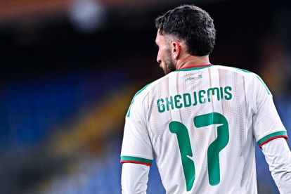 GENOA, ITALY - MARCH 27: Farès Ghedjemis of Algeria looks on during an international friendly match between Algeria and Guatemala at Stadio Luigi Ferraris on March 27, 2026 in Genoa, Italy. (Photo by Simone Arveda/Getty Images)
