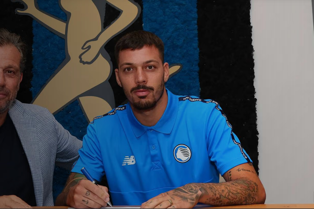 Gianluca Gaetano concluiu a transferência do Cagliari para a Atalanta (atalanta.it).