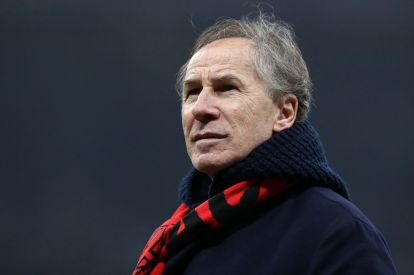 MILAN, ITALY - DECEMBER 15: Franco Baresi looks on during the Serie A match between AC Milan and Genoa at Stadio Giuseppe Meazza on December 15, 2024 in Milan, Italy. (Photo by Marco Luzzani/Getty Images)