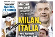 Today’s Papers: Maldini yes for Italy, Khalaili concerns for Inter, Sinner final